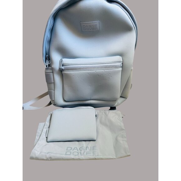 Dagne Dover Dakota Large Laptop Backpack in Daylight Pale Blue Color - Picture 5 of 10